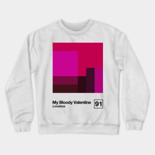 Loveless / Minimalist Style Graphic Artwork Design Crewneck Sweatshirt